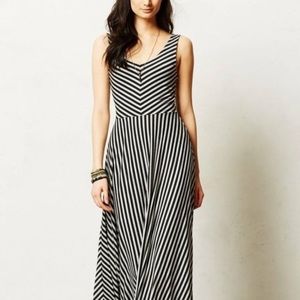 Anthropologie Puella striped maxi dress